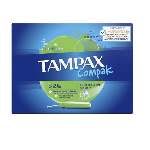 TAMPAX COMPAK SUPER 18'SX6