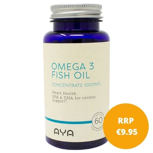 AYA OMEGA 3 FISH OIL 1000MG CAPSULES X60