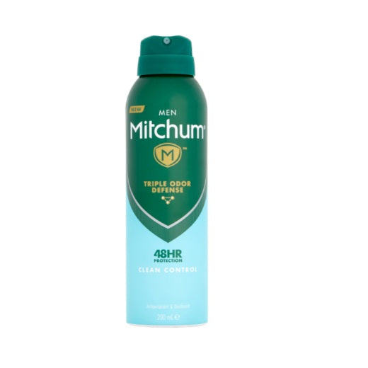 MITCHUM CLEAN CONTROL AEROSOL 200MLX6