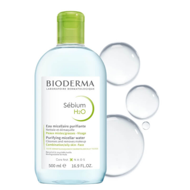 BIODERMA SEBIUM H20 MICELLAR 500ML X1