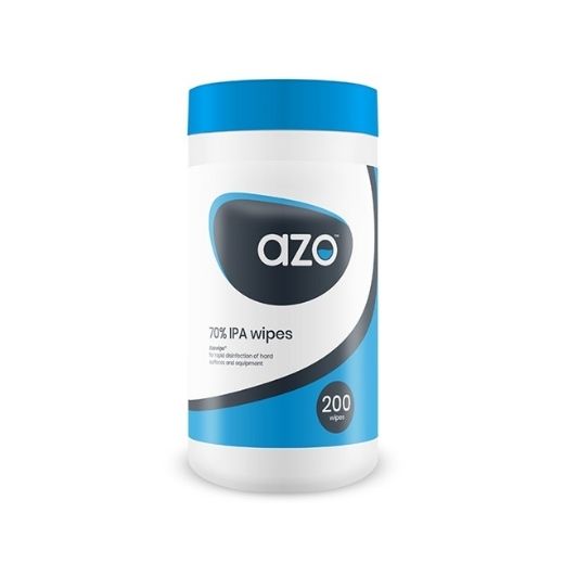 AZO 70% ALCOHOL IPA WIPES TUB X200