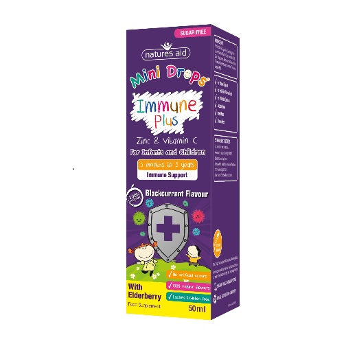 NATURES AID DROPS IMMUNE PLUS 50MLX1