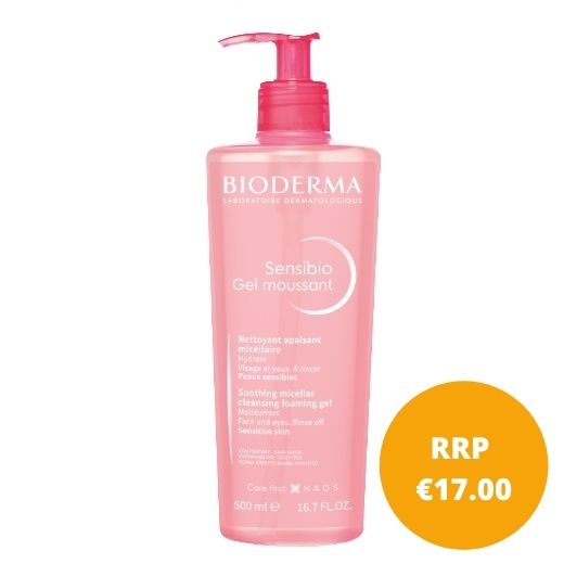 BIODERMA SENSIBIO GEL MOUSSANT 500ML X1