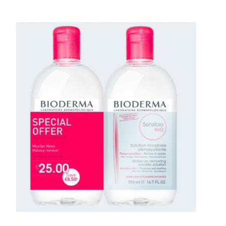 BIODERMA SENSIBIO H2O DUOPACK 2X500ML X1