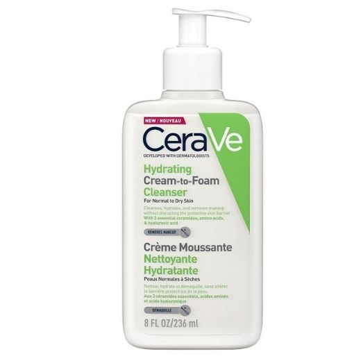 CERAVE CREAM TO FOAM CLEANSER X1