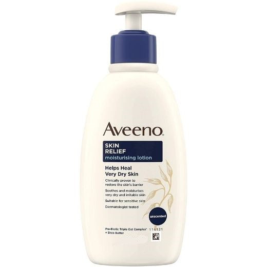 AVEENO SKIN RELIEF SHEA LOTION 500ML X4