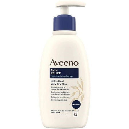 AVEENO SKIN RELIEF SHEA LOTION 500ML X4