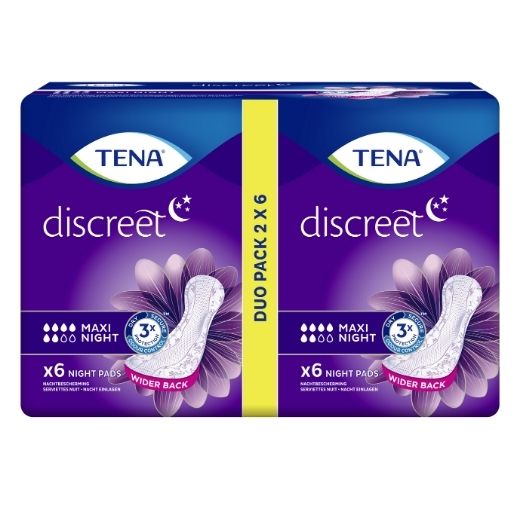 TENA LADY MAXI NIGHT DUO 12'S X 3