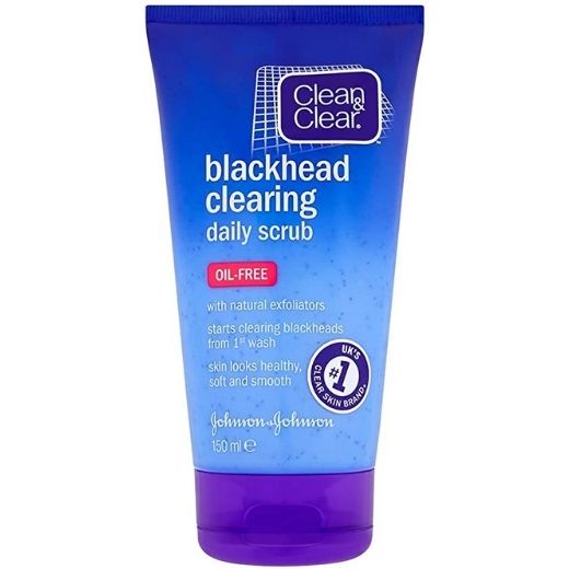 CLEAN & CLEAR BLACKHEAD SCRUB 150ML X6