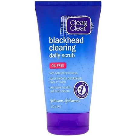 CLEAN & CLEAR BLACKHEAD SCRUB 150ML X6