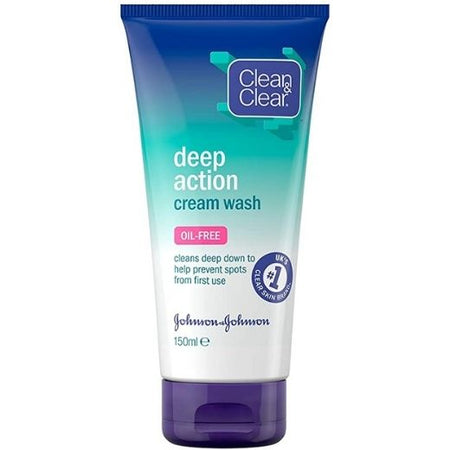 CLEAN & CLEAR DEEP CLEANSE WASH 150ML X6