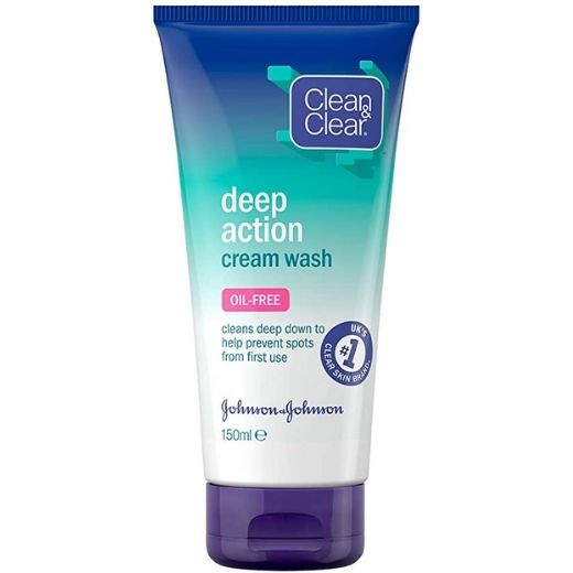 CLEAN & CLEAR DEEP CLEANSE WASH 150ML X6