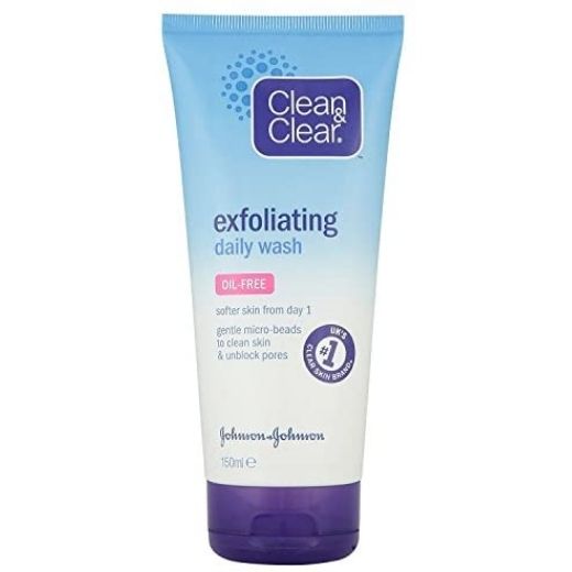 CLEAN & CLEAR EXFOLIATING WASH 150ML X6