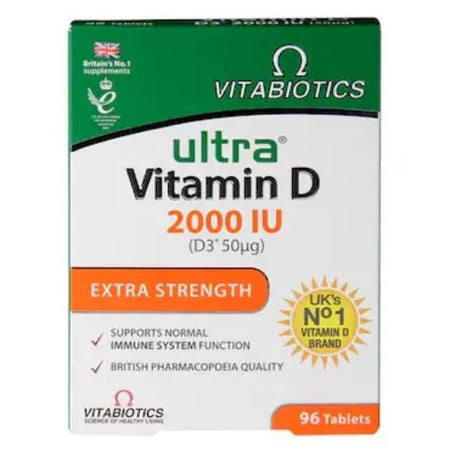 VITABIOTICS ULTRA D3 VIT' D3(2000IU)50UG