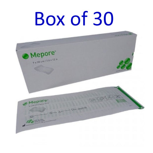 MEPORE STERILE ADH DRESSINGS 9CMX30CM1X1