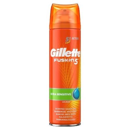 GILLETTE FSION ULT SENSTVE GEL 200ML X6