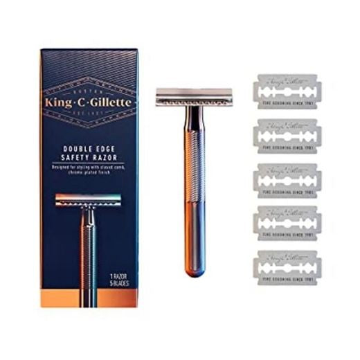 GILLETTE KINGC DOUBLE EDGE RAZOR 5CT X6