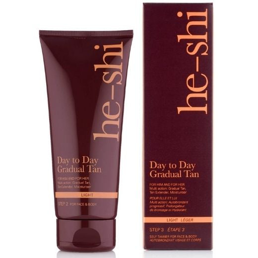 HE-SHI DAY TO DAY GRADUAL TAN 200MLX6