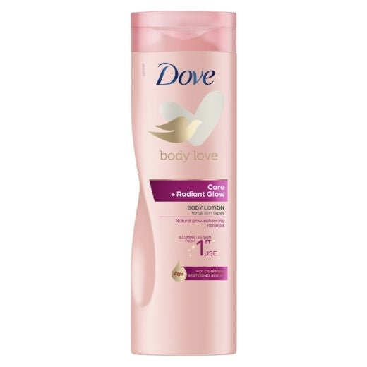 DOVE LOTION CARE AND GLOW 400ML X6