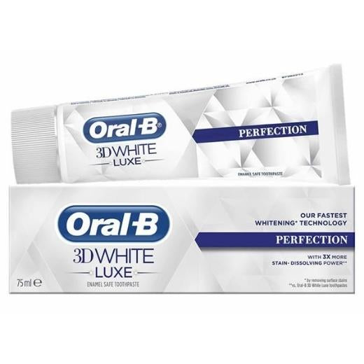 ORAL B 3D WHITE LUXE PER TPASTE 75MLX12