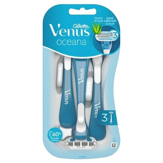 VENUS DISPOSABLE OCEANA RAZORS 3PKX6