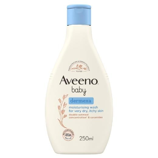 AVEENO BABY DERMEXA MOIST WASH 250ML X12