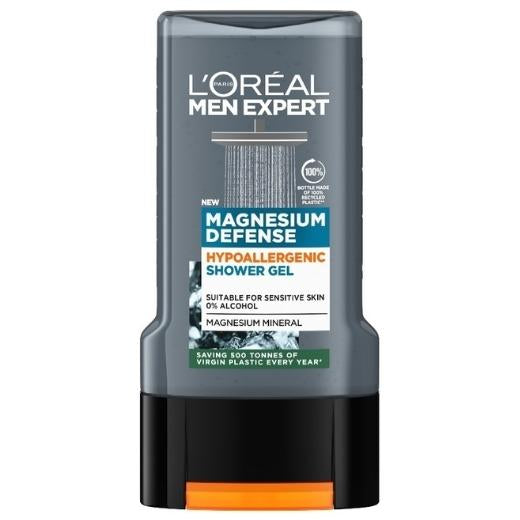 L'OREAL MEN MAGNESIUM SHOWER GEL X 6