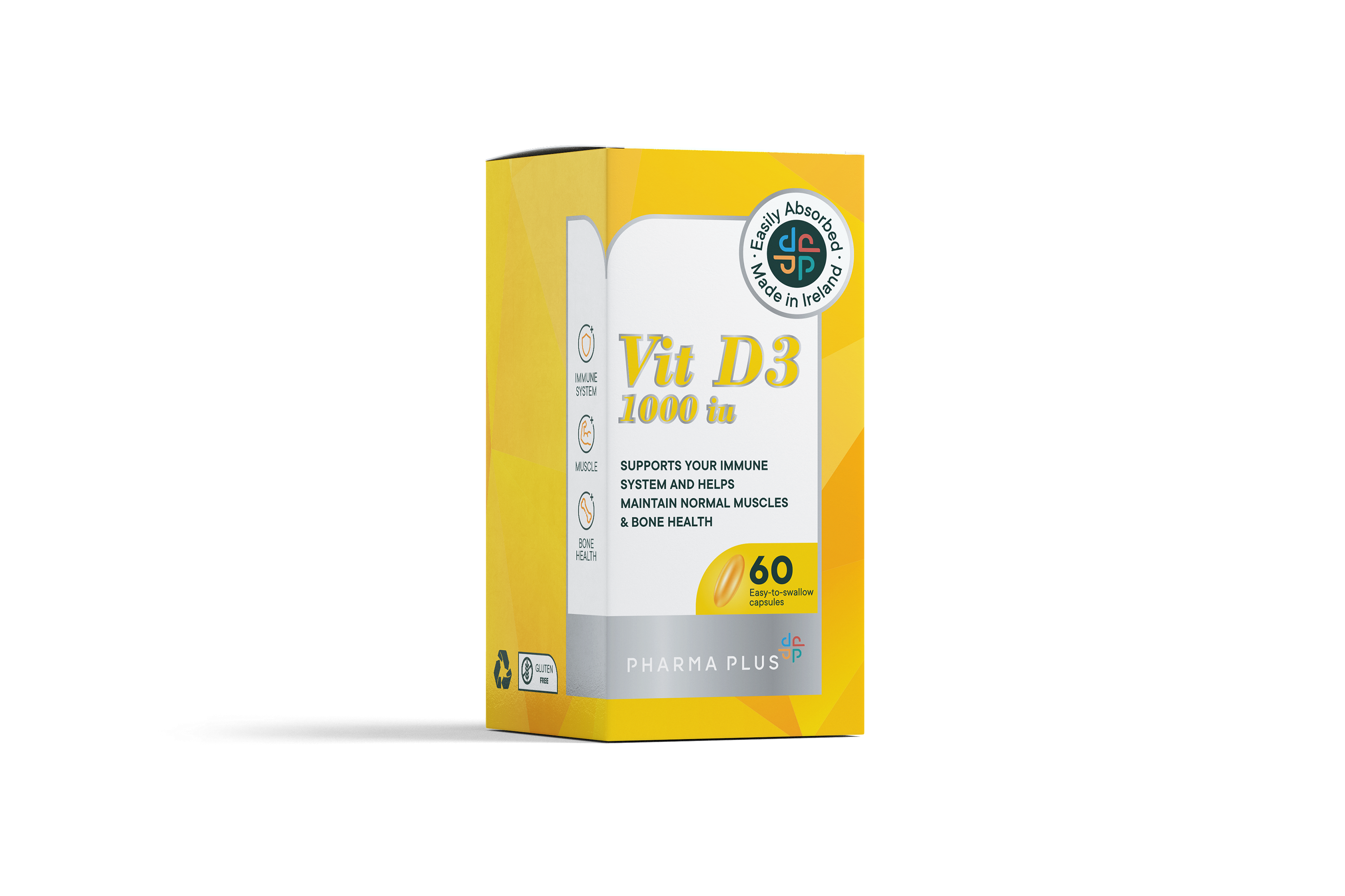 PHARMAPLUS VIT D3 1000IUX60