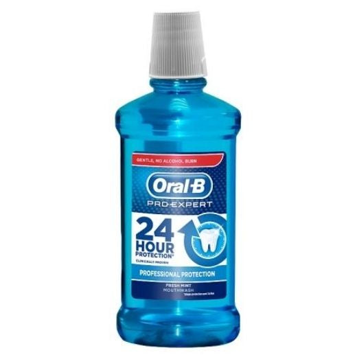 ORALB PRO EXPERT MOUTHWASH 500ML X6