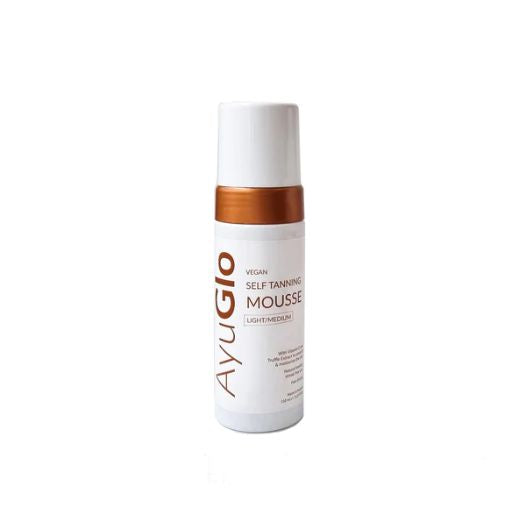 AYUGLO TANNING MOUSSE LIGHT MED 150MLX6