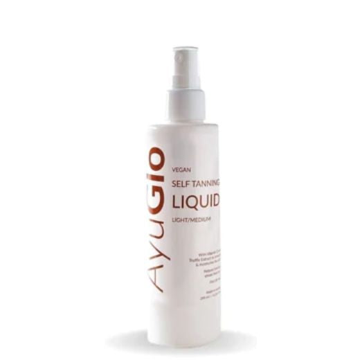 AYUGLO TANNING LIQUID LIGHT MED 200MLX6