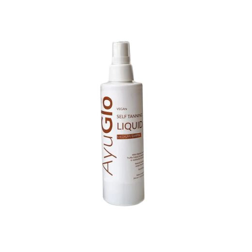 AYUGLO TANNING LIQUID MED DARK 200MLX6