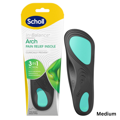 SCHOLL ORTHOTIC BALL OF FOOT & ARCH M X2