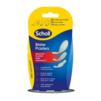 SCHOLL BLISTER PLASTERS MIXED 5S X6