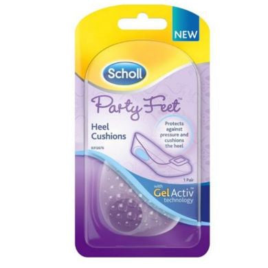 SCHOLL PARTY FEET HEEL CUSHIONS X6