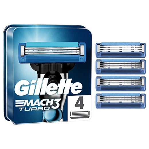 GILLETTE MACH3 TURBO RAZOR BLADES 4'SX10