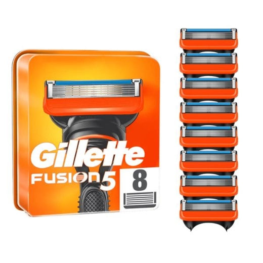 Gillette Fusion BBP Razor + 8 Blades x6