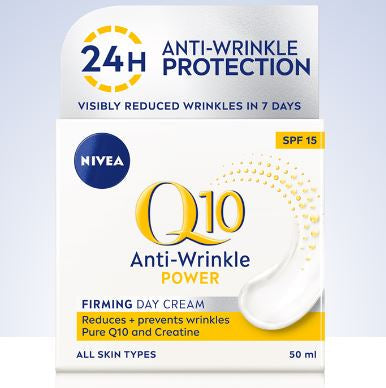 NIVEA Q10 ANTI-WRINKLE DAY CREAM 50ML X6