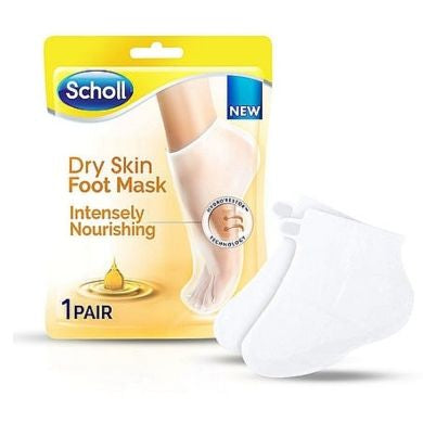 SCHOLL TRIPLE OIL FOOTMASK DRY SKIN X6