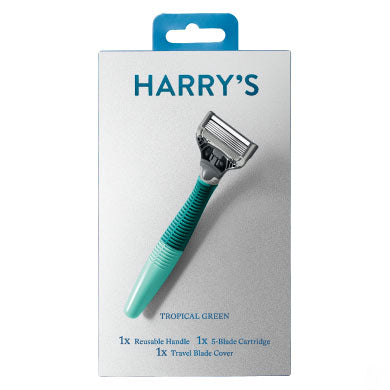 HARRY'S 5 BLADE RAZOR GREEN 1X6