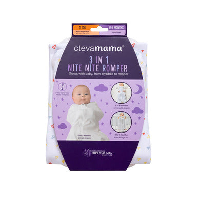 CLEVAMAMA 3 IN 1 ROMPER 1 TOG ELLOWX1