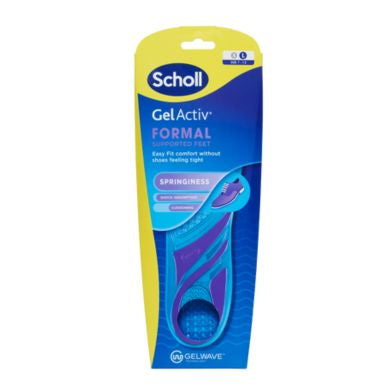 SCHOLL GEL ACTIV FORMAL INSOLES LG X4