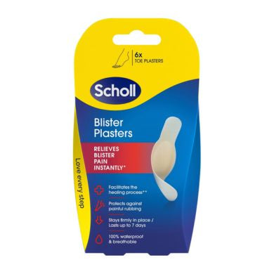 SCHOLL BLISTER PLASTERS TOE X6