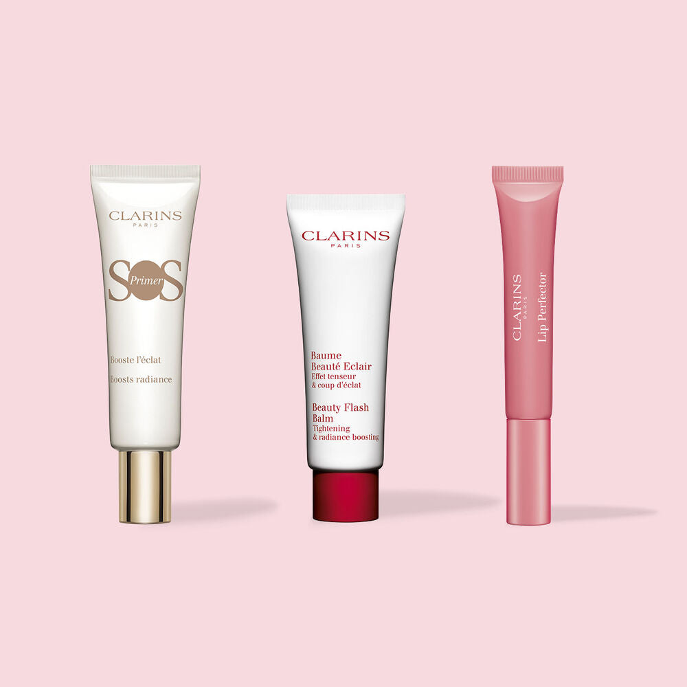 Clarins Instant Light Natural Lip Perfector 01 Rose Shimmer