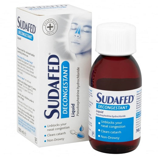 SUDAFED SYRUP 30MG/5ML