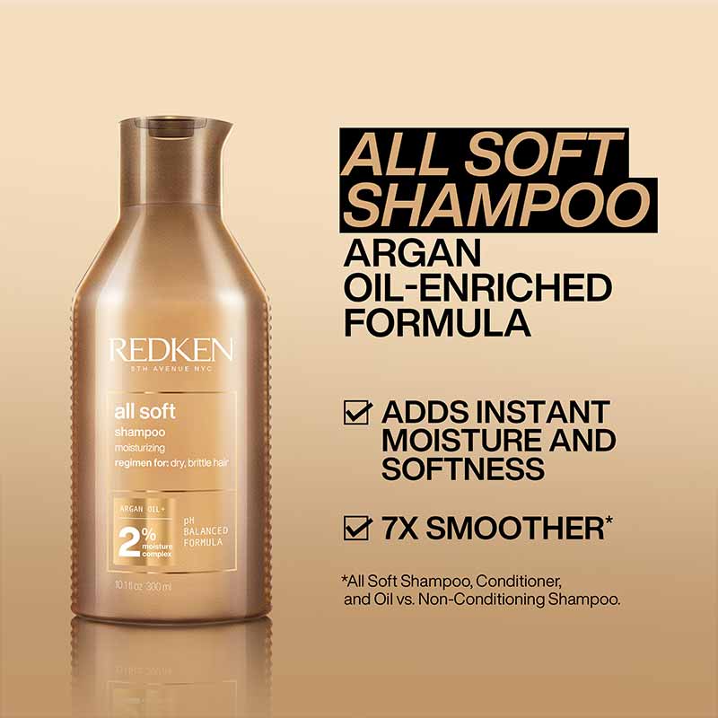 REDKEN ALL SOFT SHAMPOO 300ML