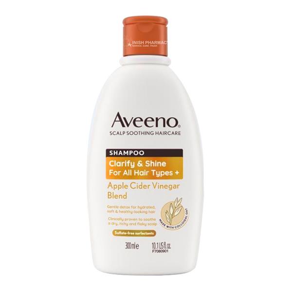 Aveeno Clarify & Shine Apple Cider Vinegar Shampoo 300ml