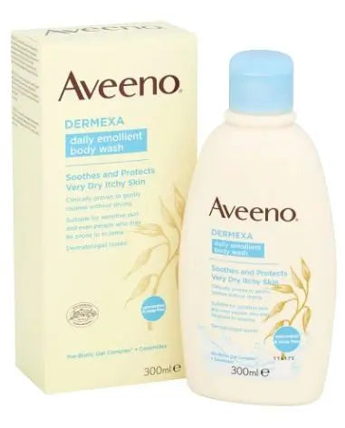 AVEENO DERMEXA EMOLLIENT BODY WASH 300ML