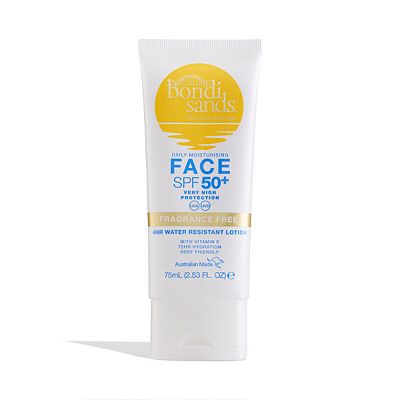 Bondi Sands SPF 50+ Fragrance Free Face Sunscreen Lotion