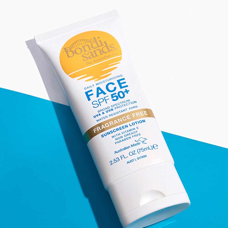 Bondi Sands SPF 50+ Fragrance Free Face Sunscreen Lotion